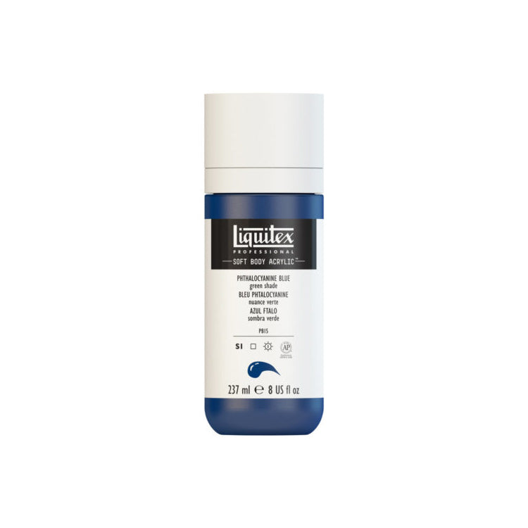 Liquitex Soft Body Acrylic Phthalocyanine Blue Green Shade 237ml