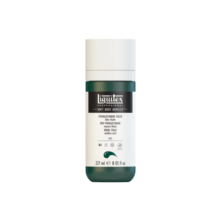 Liquitex Soft Body Acrylic Phthalocyanine Green Blue Shade 237ml