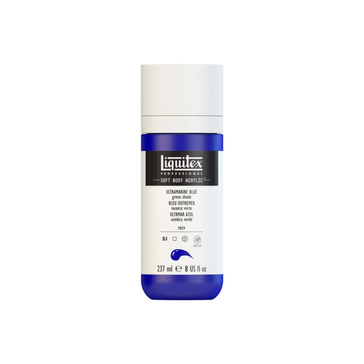Liquitex Soft Body Acrylic Ultramarine Blue Green Shade 237ml