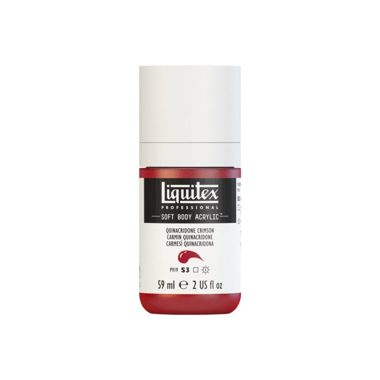 Liquitex Soft Body Acrylic Quinacridone Crimson 59ml