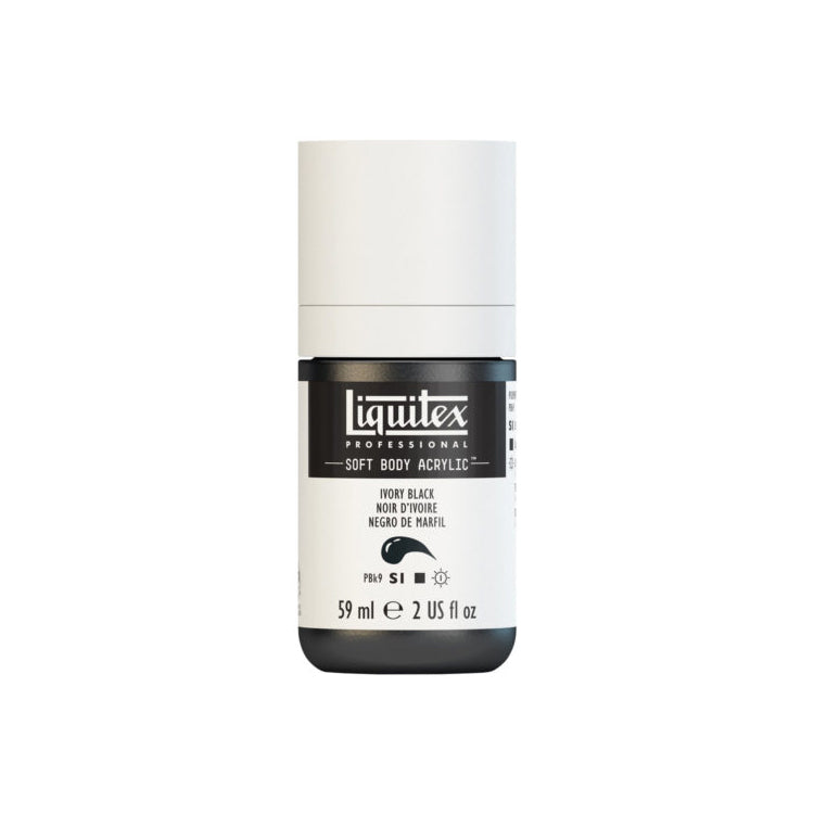 Liquitex Soft Body Acrylic Ivory Black 59ml