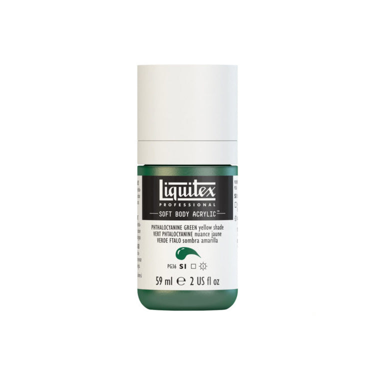 Liquitex Soft Body Acrylic Phthalo Green Yellow Shade 59ml