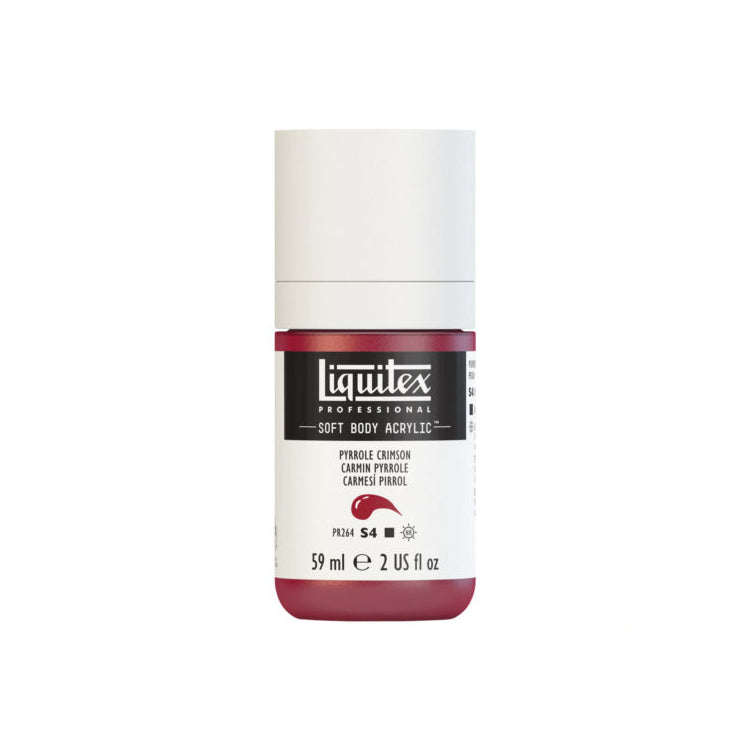 Liquitex Soft Body Acrylic Pyrrole Crimson 59ml