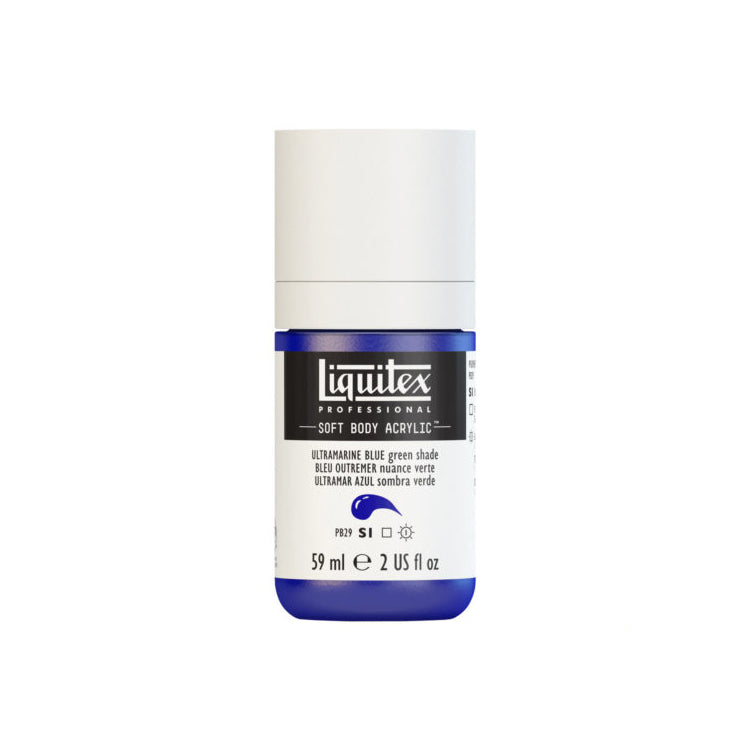 Liquitex Soft Body Acrylic Ultramarine Blue Green Shade 59ml