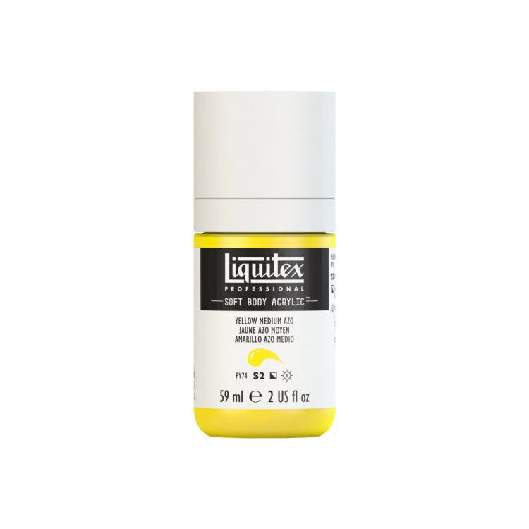 Liquitex Soft Body Acrylic Yellow Medium Azo 59ml