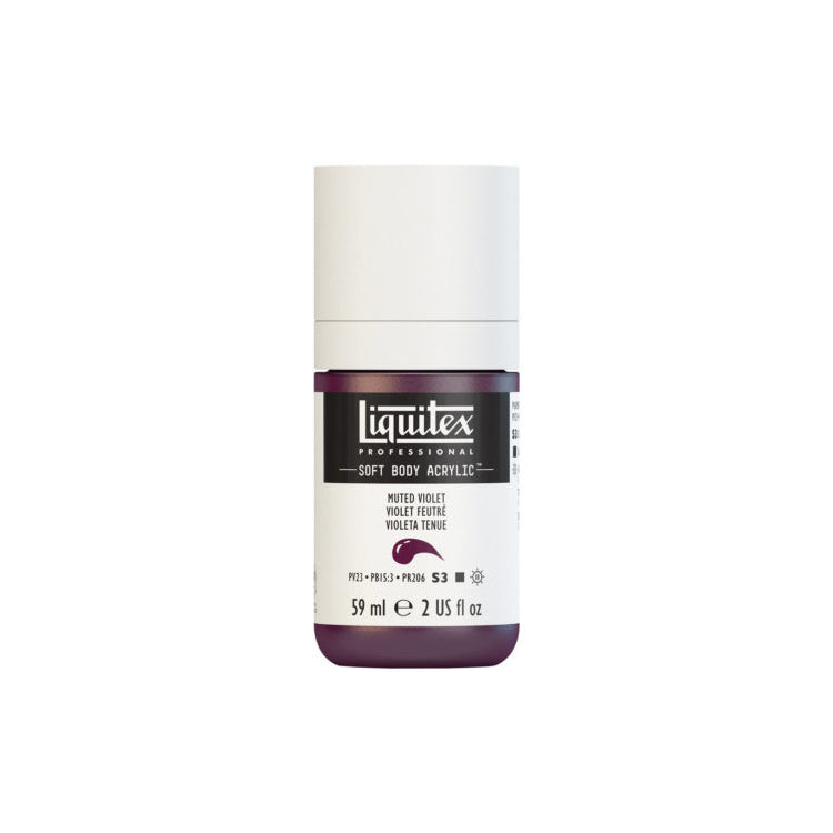 Liquitex Soft Body Acrylic Muted Violet 59ml