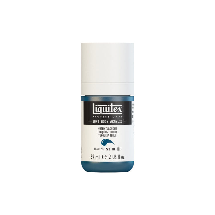 Liquitex Soft Body Acrylic Muted Turquoise 59ml