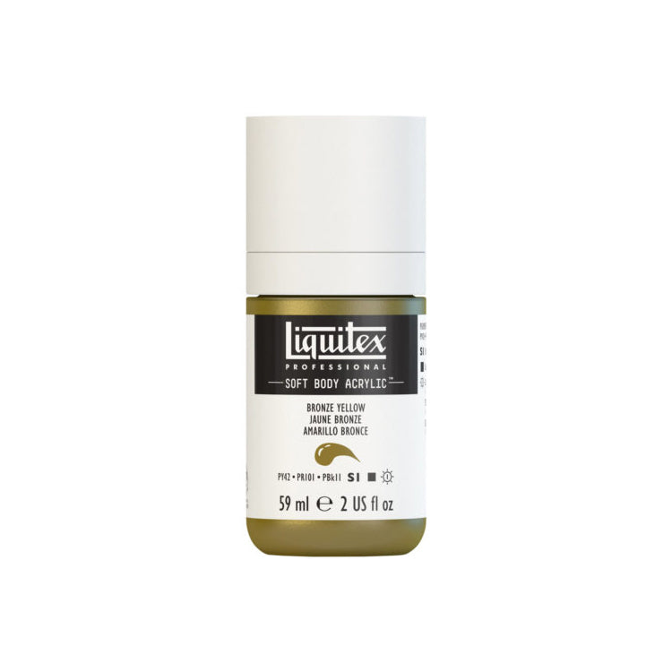 Liquitex Soft Body Acrylic Bronze Yellow 59ml