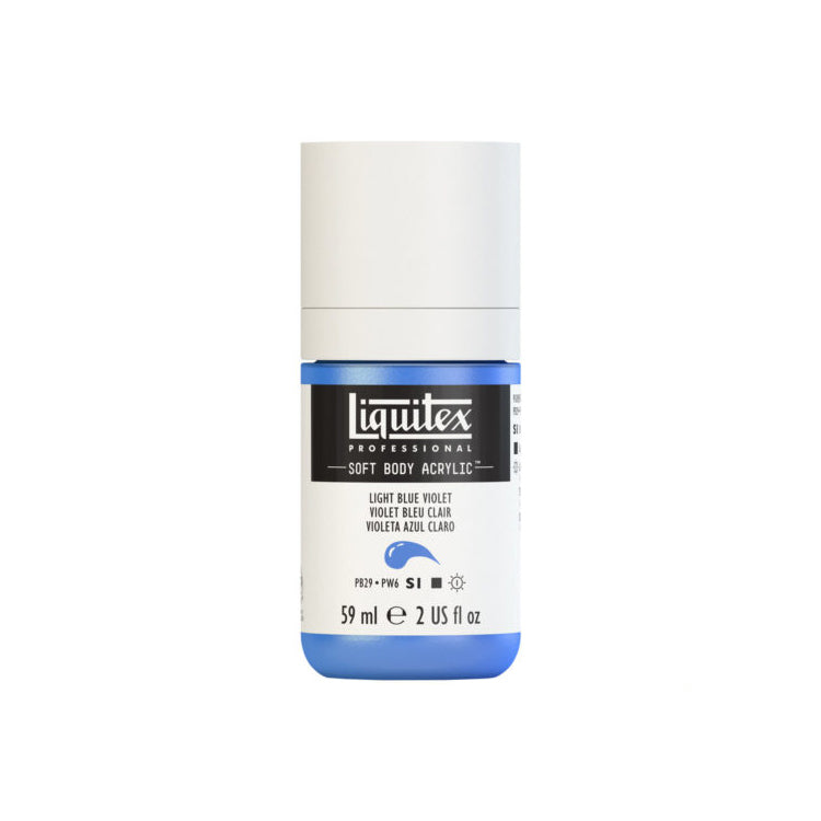 Liquitex Soft Body Acrylic Light Blue Violet 59ml