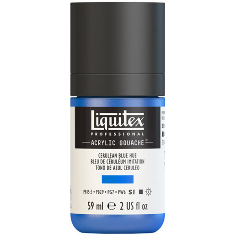 Liquitex Acrylic Gouache 59ml Cerulean Blue Hue