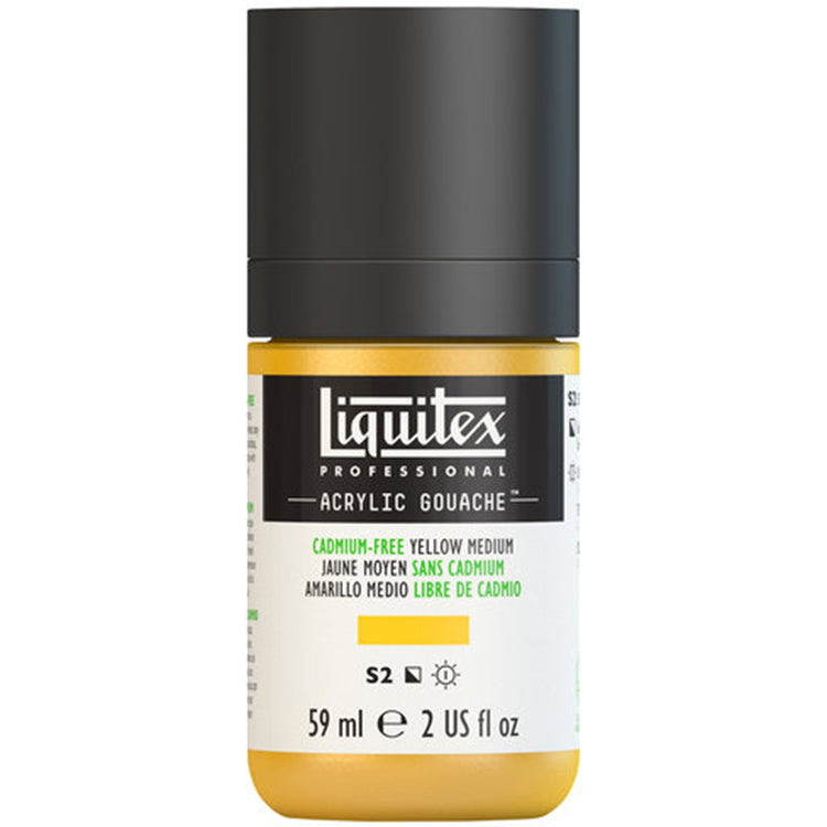 Liquitex Acrylic Gouache 59ml Cadmium Free Yellow Medium
