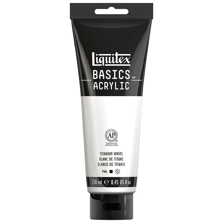 Liquitex Basics Acrylic Titanium White 250ml