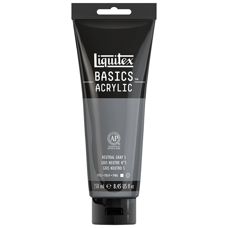 Liquitex Basics Acrylic Neutral Gray 250ml