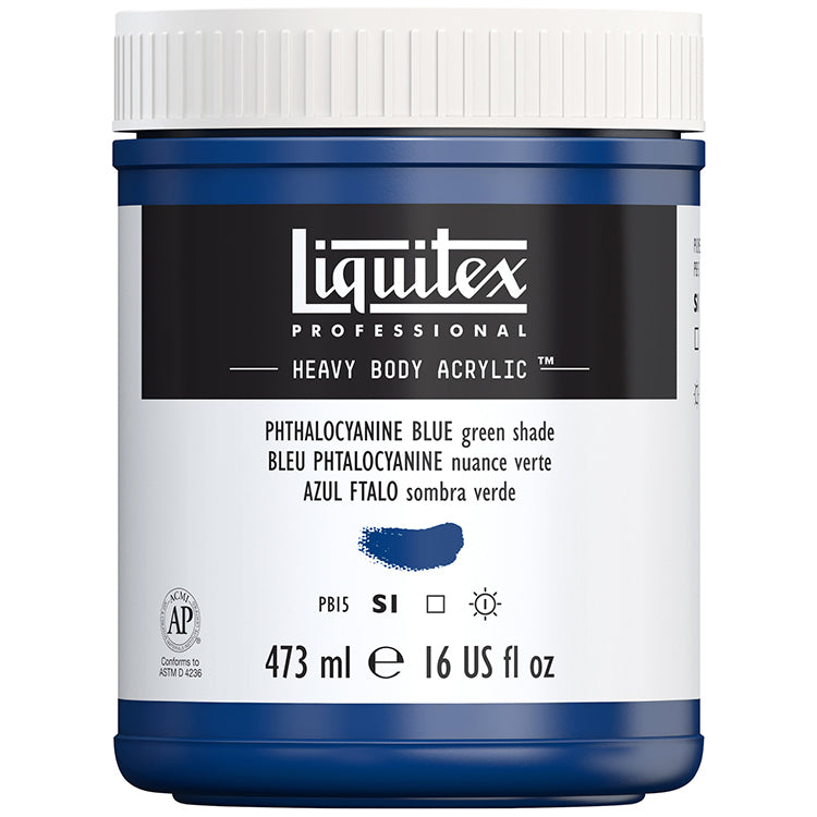 Liquitex Heavy Body Acrylic Phthalocyanine Blue Green Shade 473ml