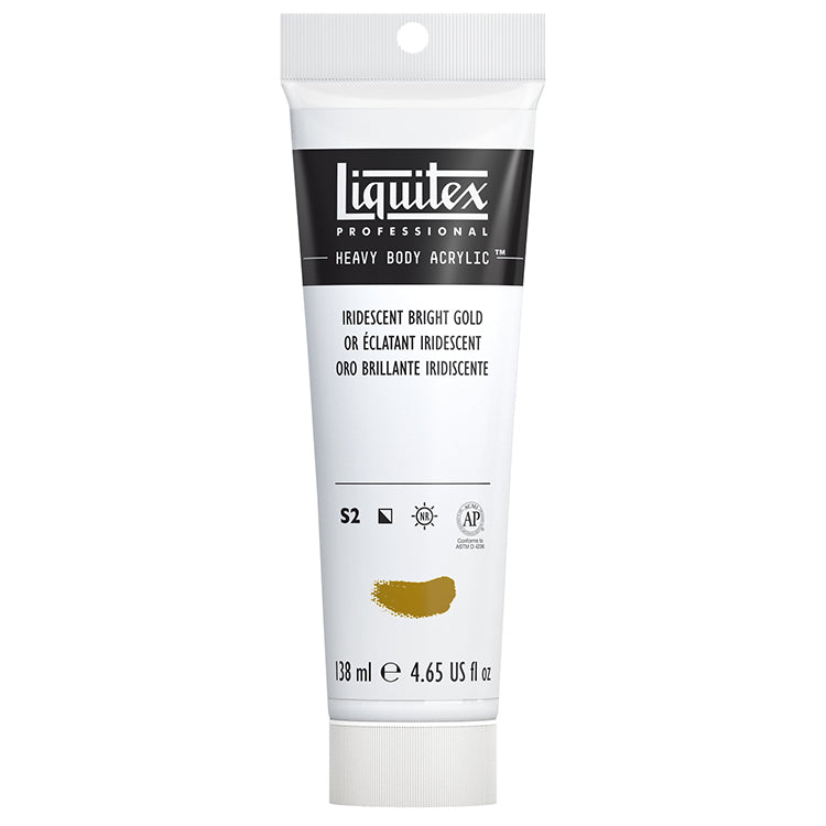 Liquitex Heavy Body Acrylic Iridescent Bright Gold 138ml