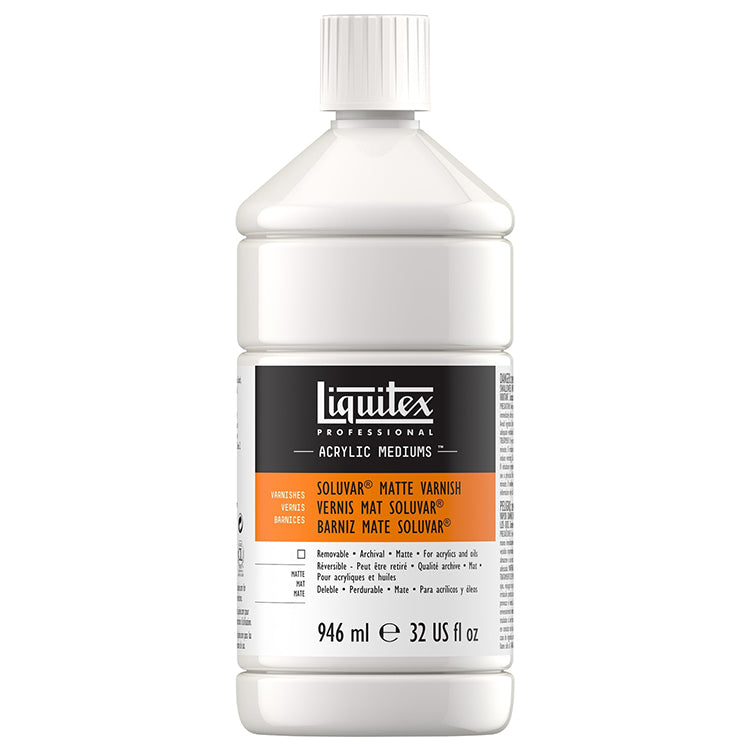 Liquitex Soluvar Matte Picture Varnish 32oz