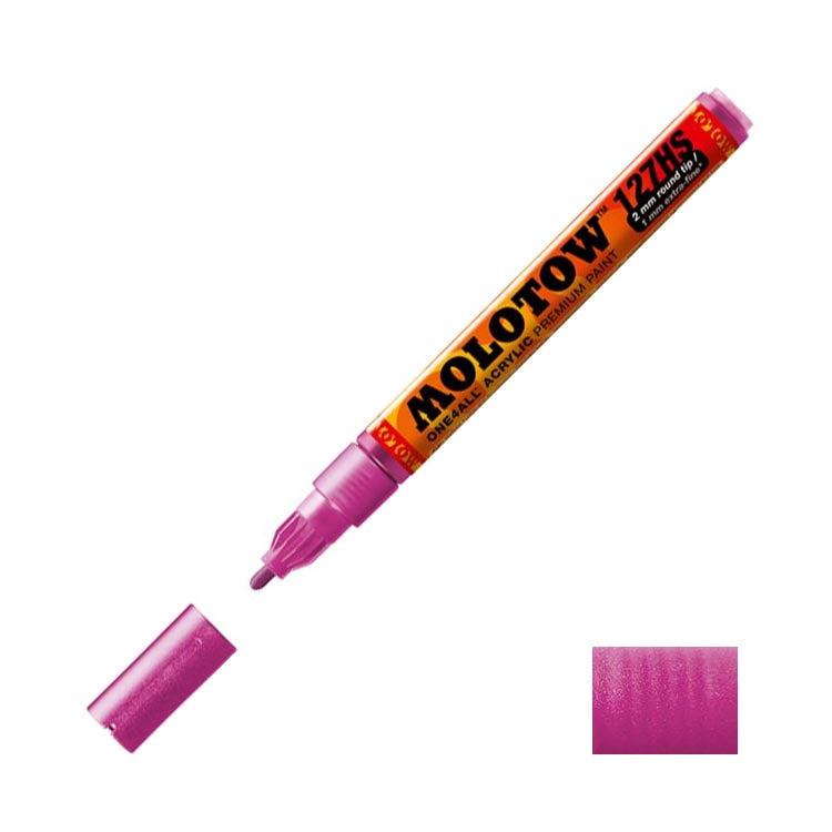 Molotow Acrylic Paint Marker Metallic Pink 2mm