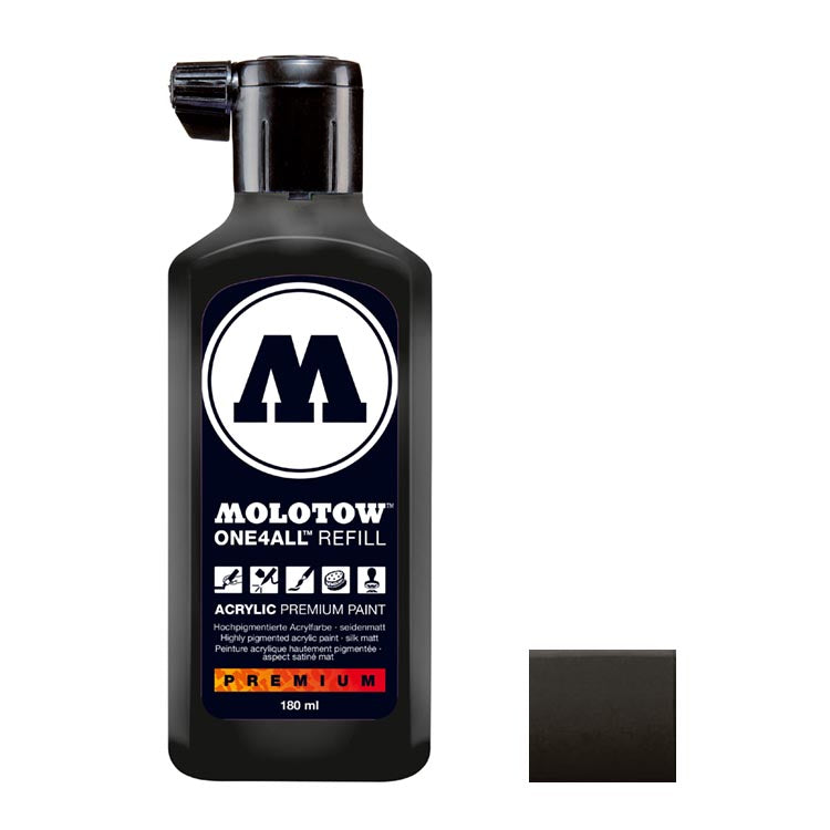 Molotow Acrylic Paint Marker Refill Signal Black 180ml
