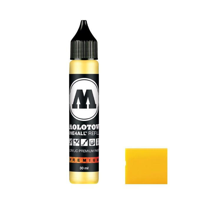 Molotow Acrylic Paint Marker Refill Zinc Yellow 30ml