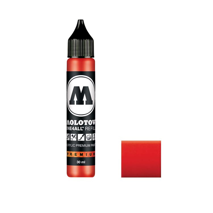 Molotow Acrylic Paint Marker Refill Traffic Red 30ml