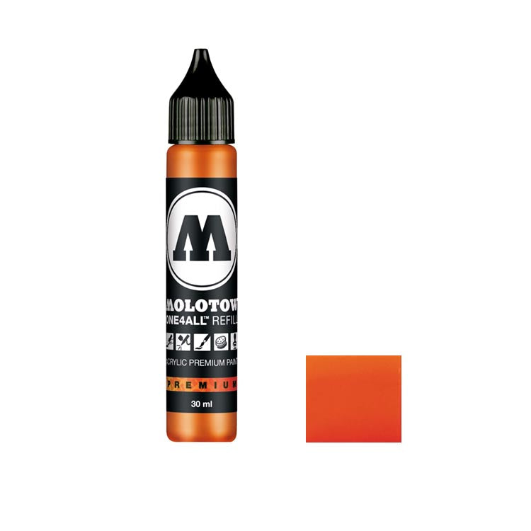 Molotow Acrylic Paint Marker Refill Dare Orange 30ml