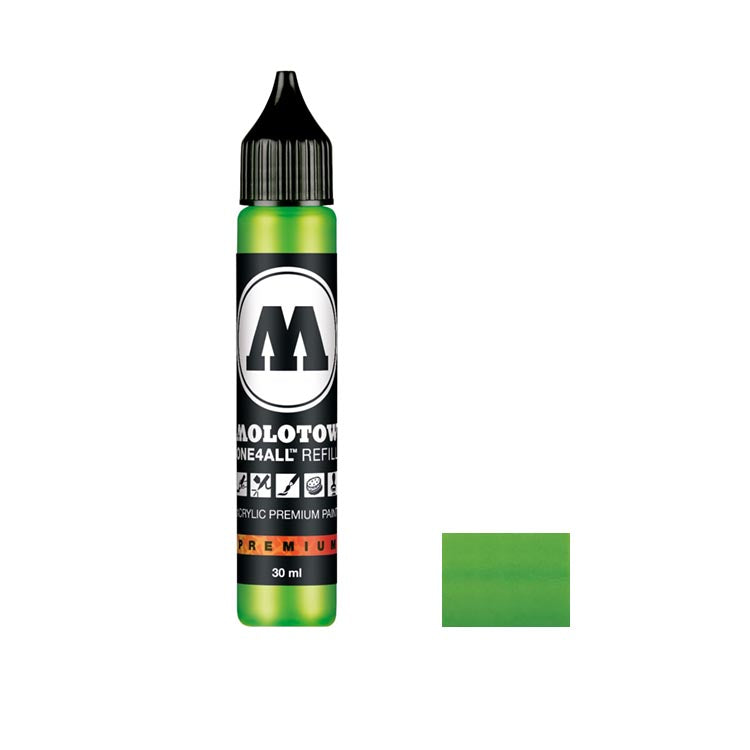 Molotow Acrylic Paint Marker Refill Neon Green 30ml