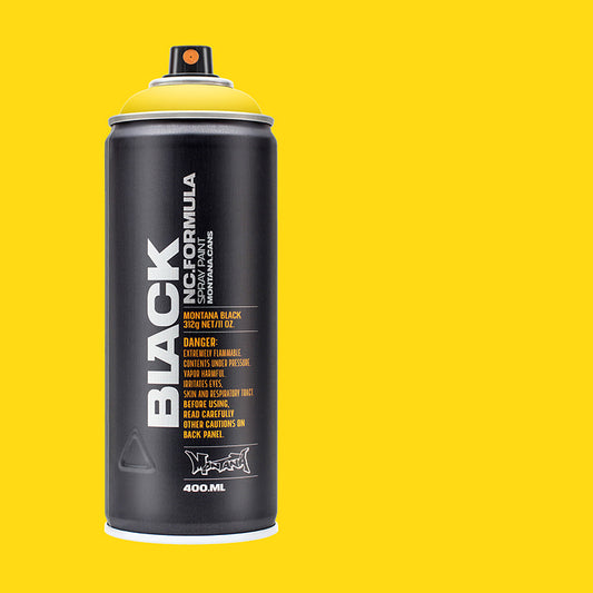 Montana Black Spray Paint Kicking Yellow ⚠️