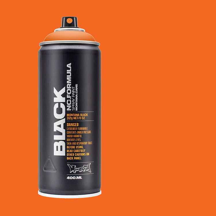 Montana Black Spray Paint Power Orange ⚠️