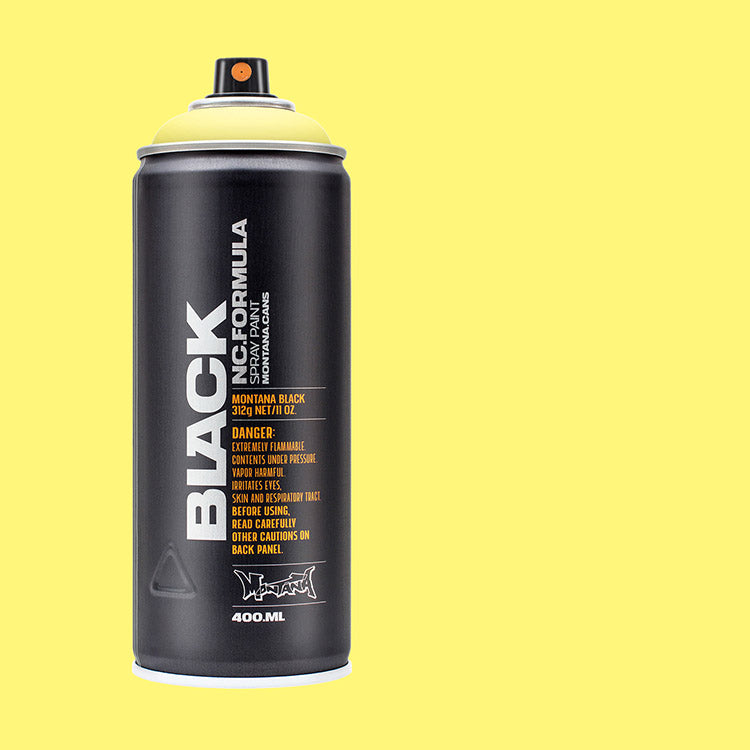 Montana Black Spray Paint 50% True Yellow ⚠️