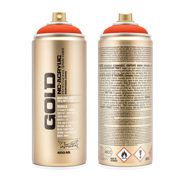 Montana Gold Acrylic Spray Paint Power Orange ⚠️