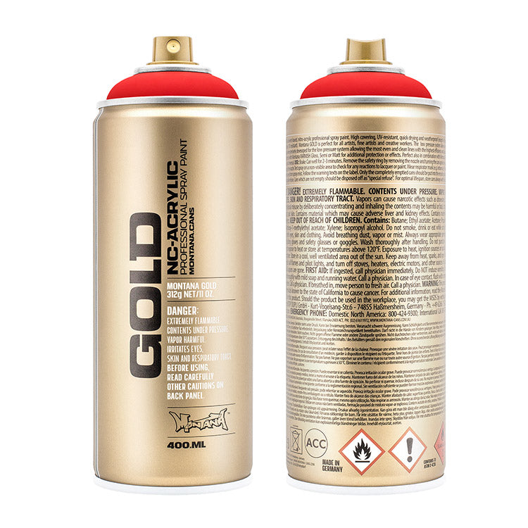 Montana Gold Acrylic Spray Paint Fire Red ⚠️