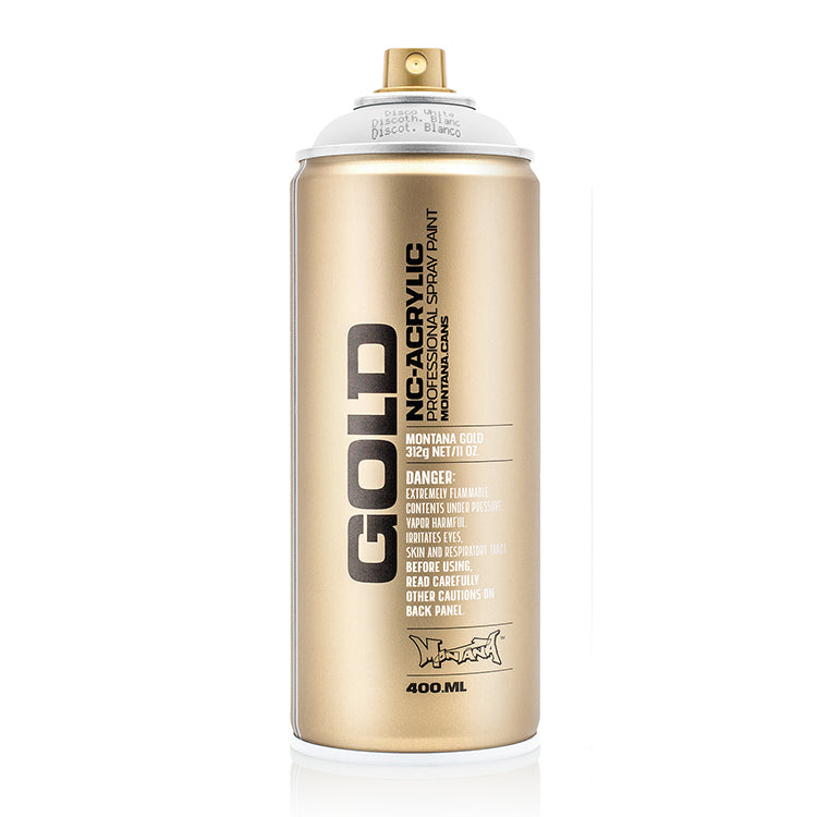 Montana Gold Acrylic Spray Paint Fluorescent Disco White