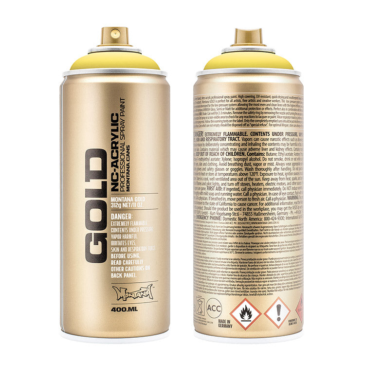 Montana Gold Acrylic Spray Paint Easter Yellow ⚠️