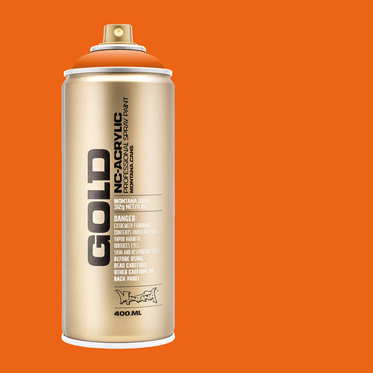 Montana Gold Acrylic Spray Paint Orange ⚠️