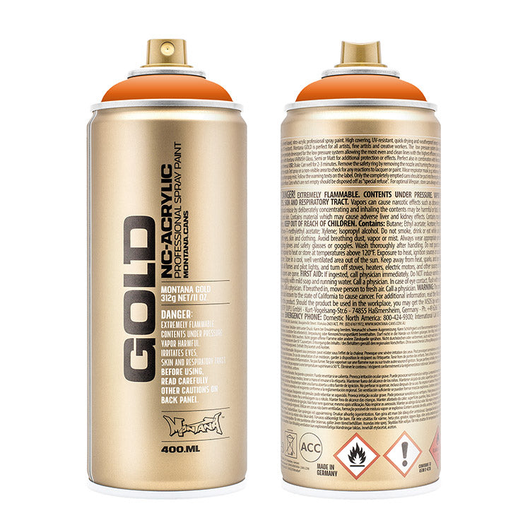 Montana Gold Acrylic Spray Paint Orange ⚠️
