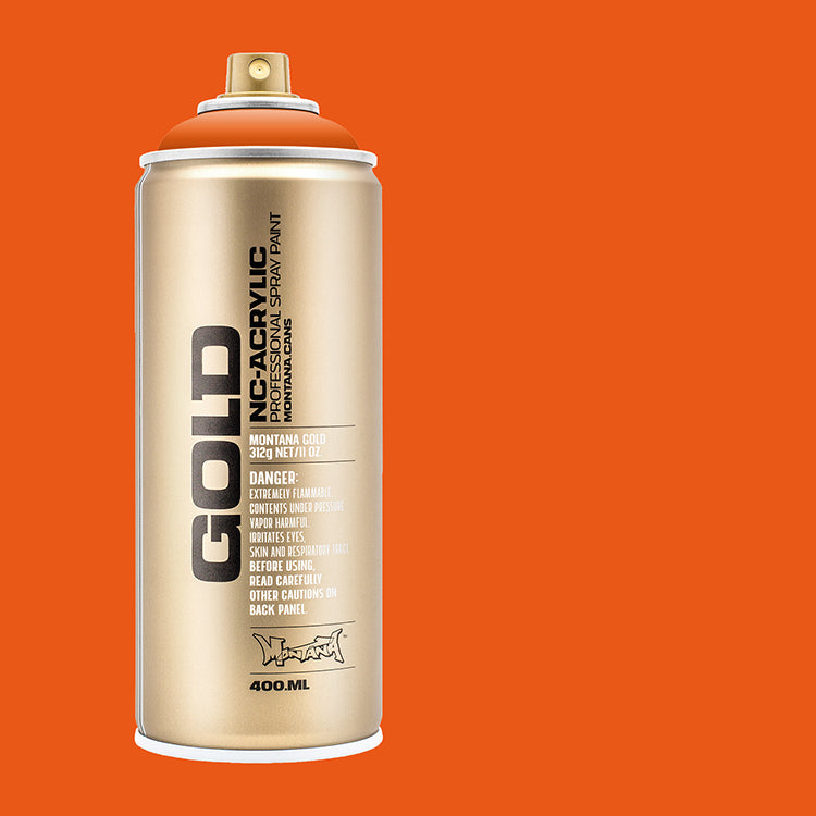 Montana Gold Acrylic Spray Paint Pure Orange ⚠️