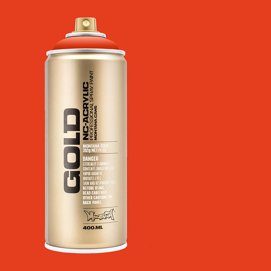 Montana Gold Acrylic Spray Paint Red Orange ⚠️