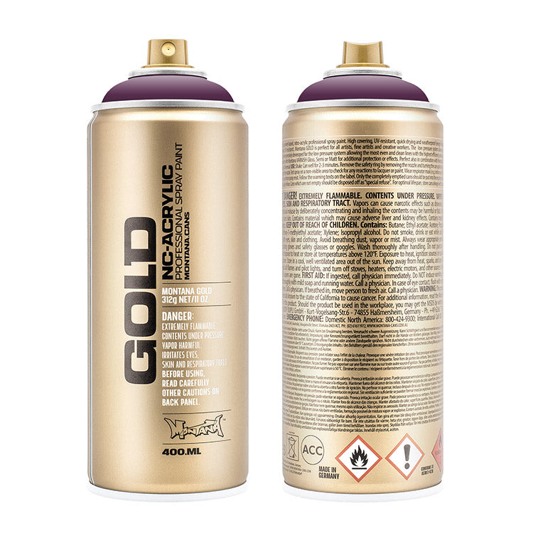 Montana Gold Acrylic Spray Paint Black Purple ⚠️