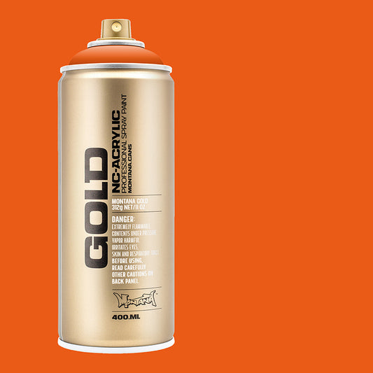 Montana Gold Acrylic Spray Paint Shock Orange ⚠️