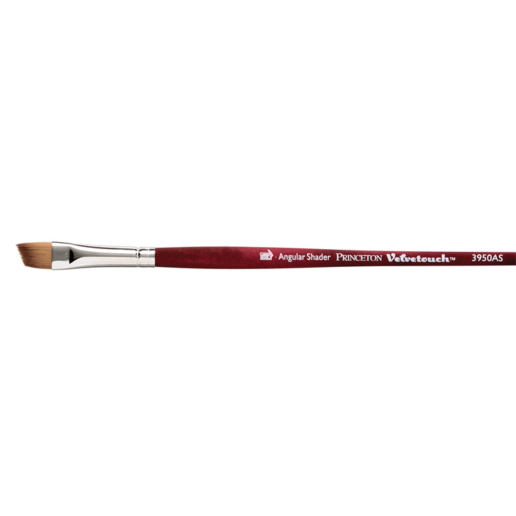 Princeton Velvetouch Brush Mixed Media Angle Shader 3/8"