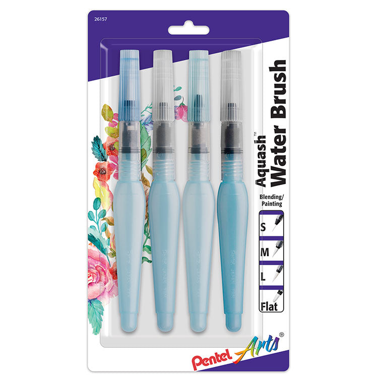 Pentel Aquash Water Brush Set of 4