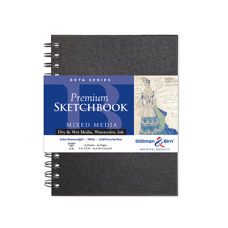 Stillman & Birn Beta Wirebound Sketchbook 6x8 Extra Heavy Weight