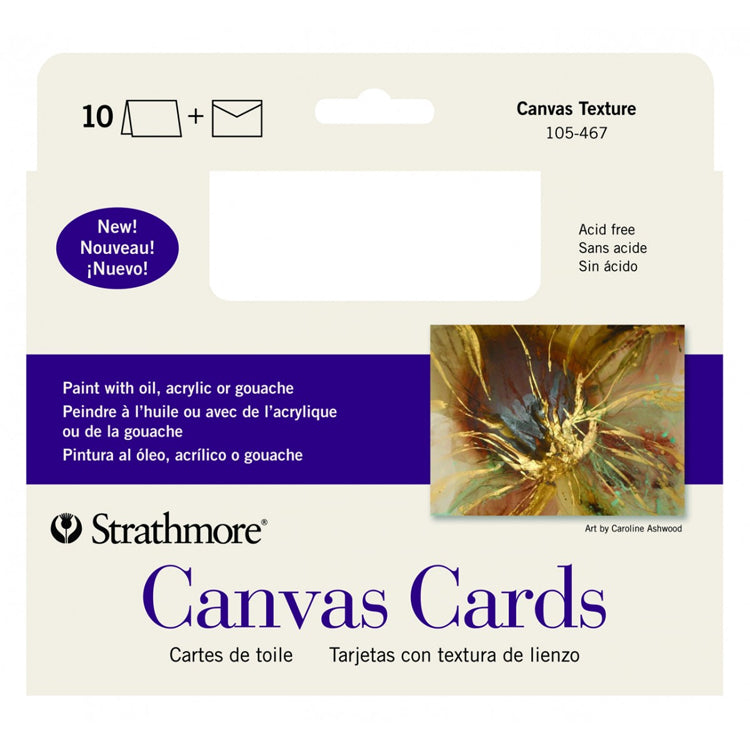 Strathmore Canvas Blank Greeting Cards 10 Pack