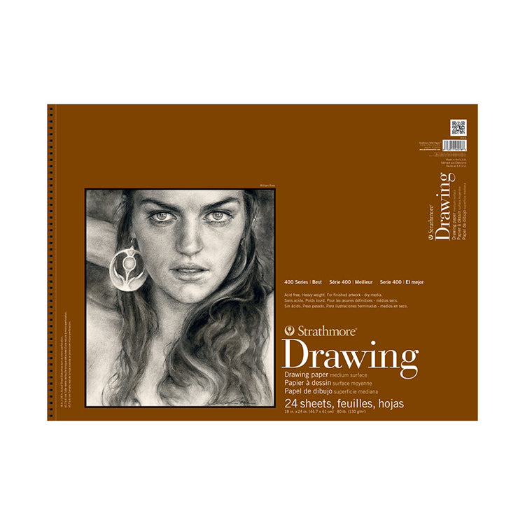 Strathmore 400 Drawing Pad Spiralbound 18x24