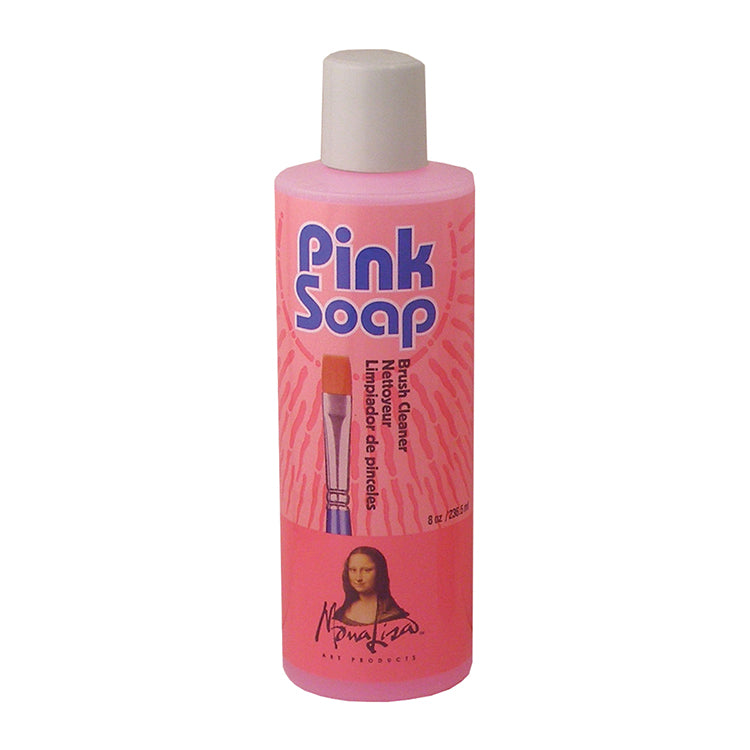Pink Soap Brush & Hand Cleaner 8oz
