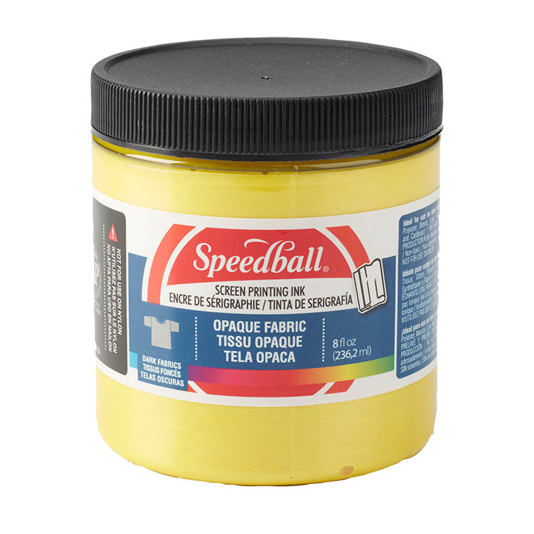 Speedball Opaque Fabric Screen Printing Ink 8 oz. Citrine