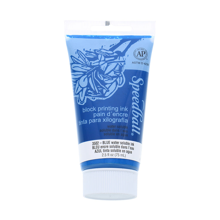 Speedball Block Ink Water Soluble 2.5oz Blue