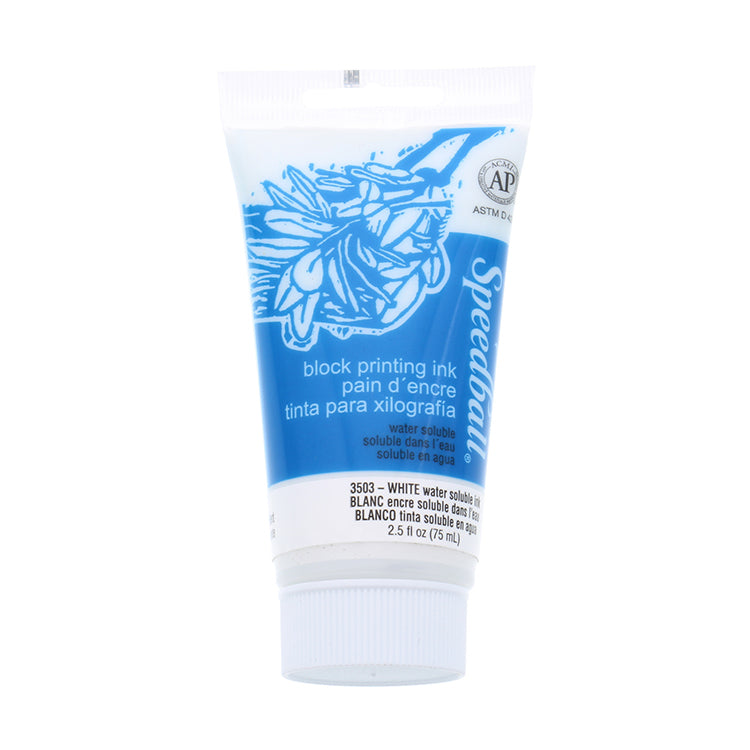 Speedball Block Ink Water Soluble 2.5oz White