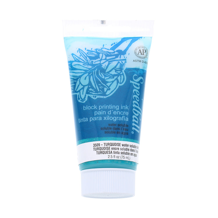 Speedball Block Ink Water Soluble 2.5oz Turquoise