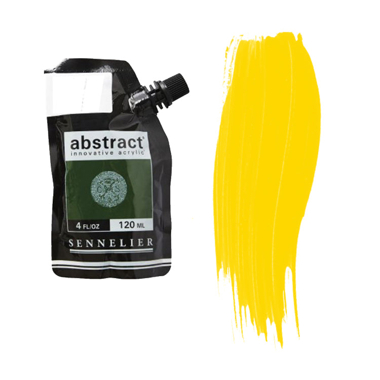 Sennelier Abstract Acrylic Satin Primary Yellow 120ml